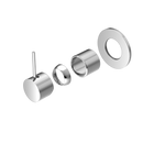 Mecca Shower Mixer Handle Up 80mm Plate Trim Kits Only Chrome