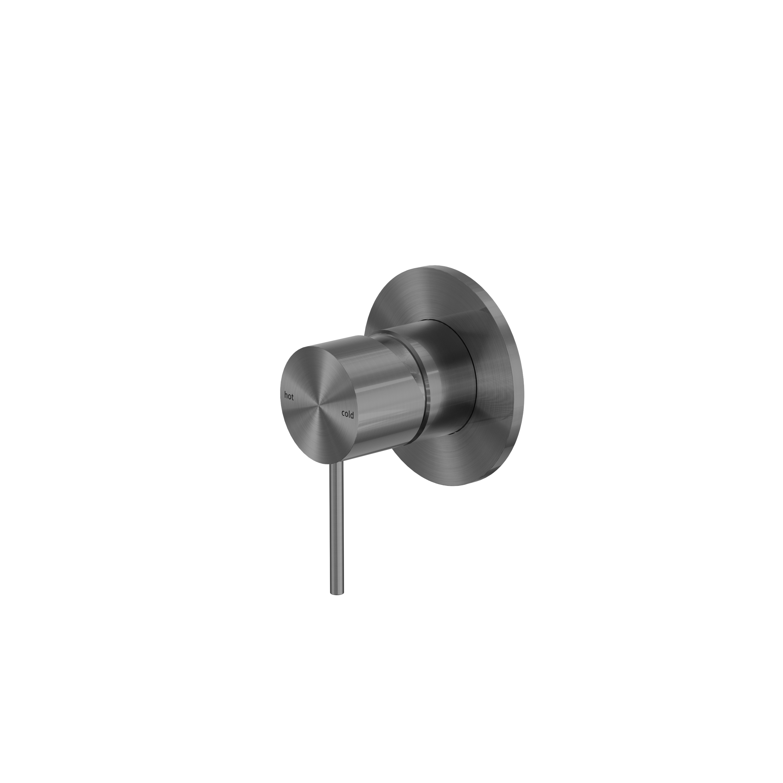 Mecca Shower Mixer 80mm Plate Gun Metal