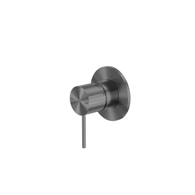 Mecca Shower Mixer 80mm Plate Gun Metal