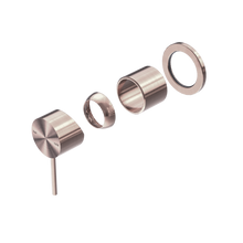 Mecca Shower Mixer 60mm Plate Trim Kits Only Brushed Bronze