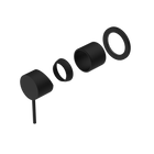 Mecca Shower Mixer 60mm Plate Trim Kits Only Matte Black