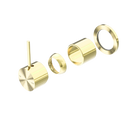 Mecca Shower Mixer 60mm Handle Up Plate Trim Kits Only Brushed Gold