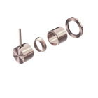 Mecca Shower Mixer 60mm Handle Up Plate Trim Kits Only Brushed Bronze