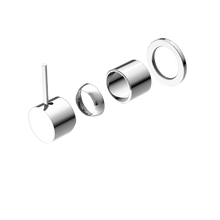 Mecca Shower Mixer 60mm Handle Up Plate Trim Kits Only Chrome