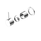Mecca Shower Mixer 60mm Handle Up Plate Trim Kits Only Chrome