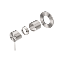 Mecca Shower Mixer 80mm Plate Trim Kits Only Brushed Nickel