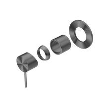 Mecca Shower Mixer 80mm Plate Trim Kits Only Gun Metal
