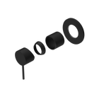 Mecca Shower Mixer 80mm Plate Trim Kits Only Matte Black