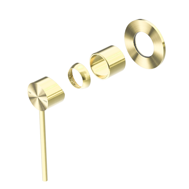 Mecca Care Shower Mixer Trim Kits Only Brushed Gold