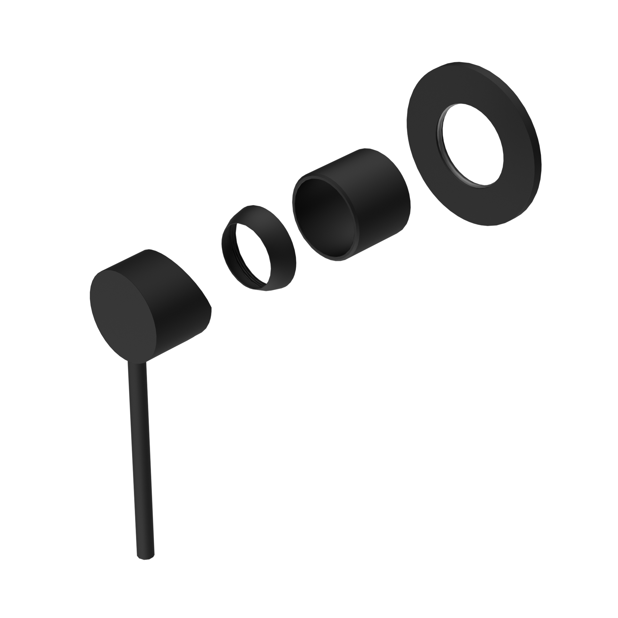 Mecca Care Shower Mixer Trim Kits Only Matte Black