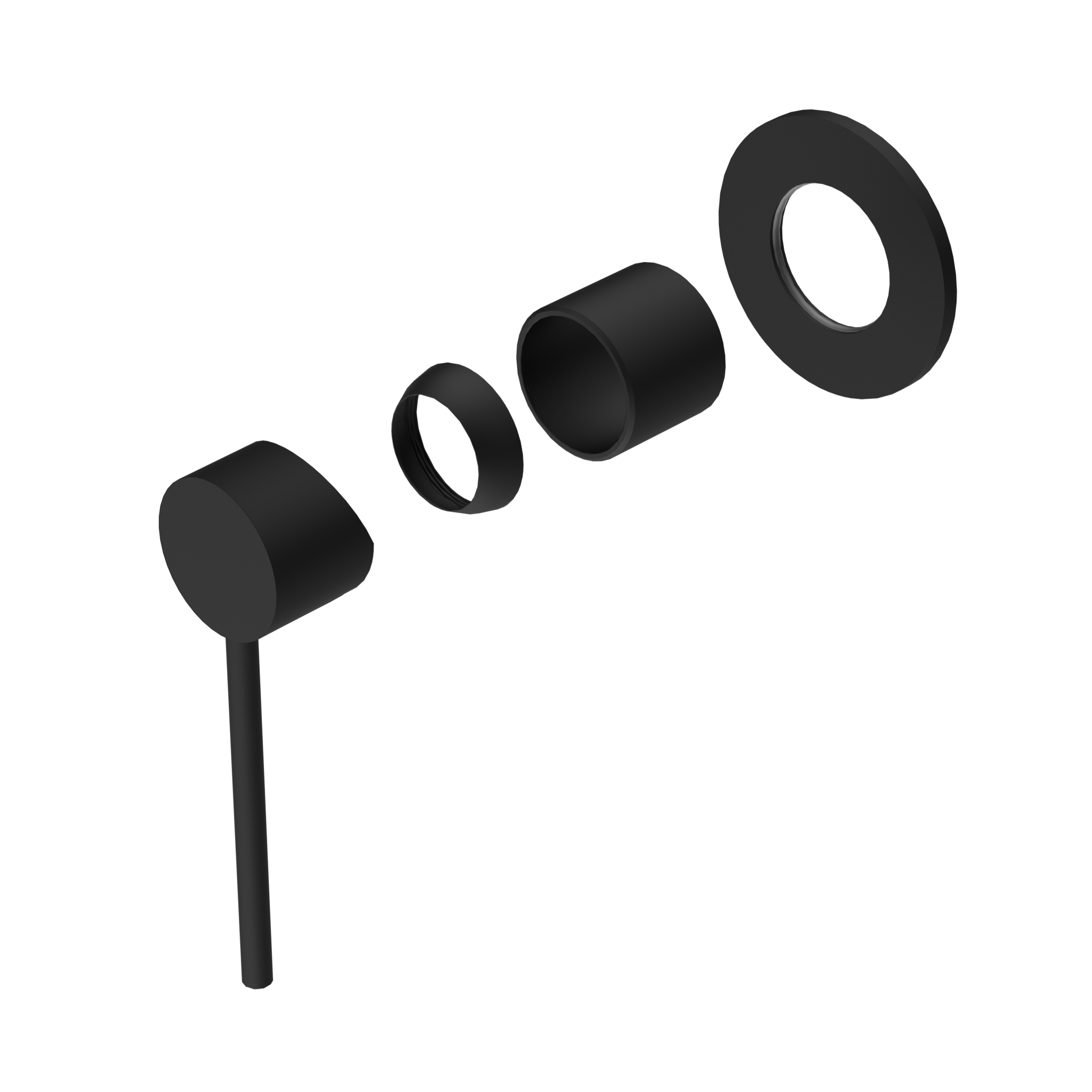 Mecca Care Shower Mixer Trim Kits Only Matte Black