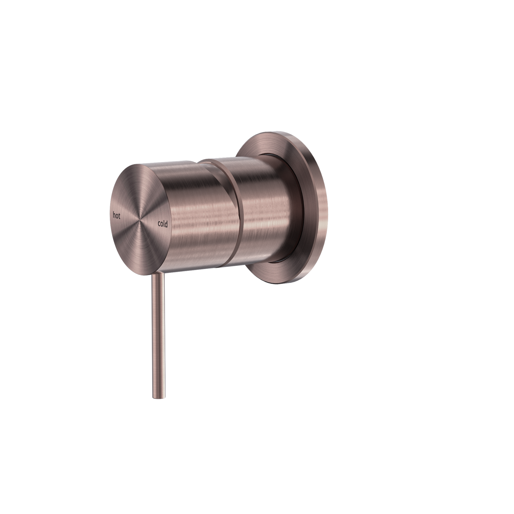 Mecca Shower Mixer 60mm Plate Brushed Bronze