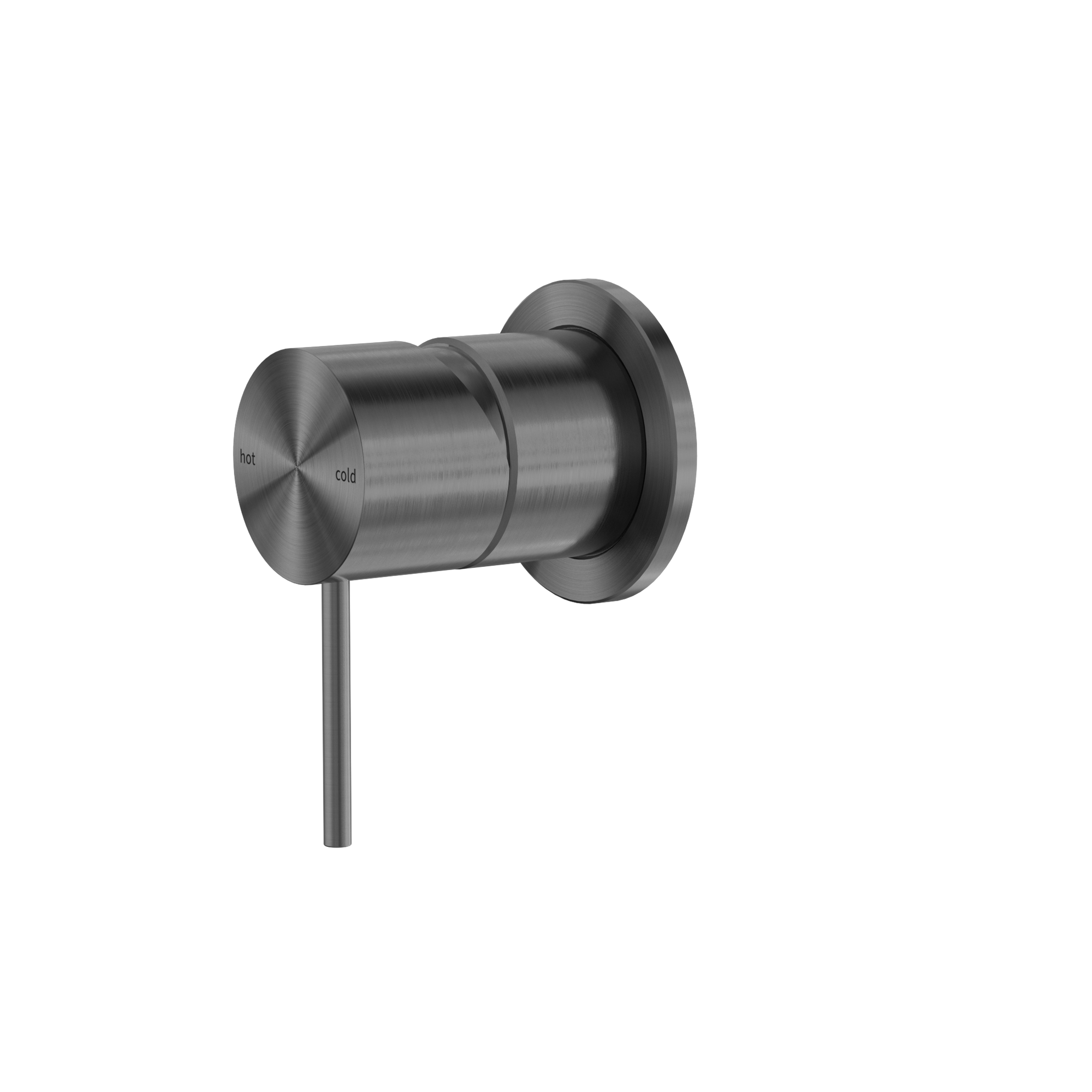 Mecca Shower Mixer 60mm Plate Gun Metal