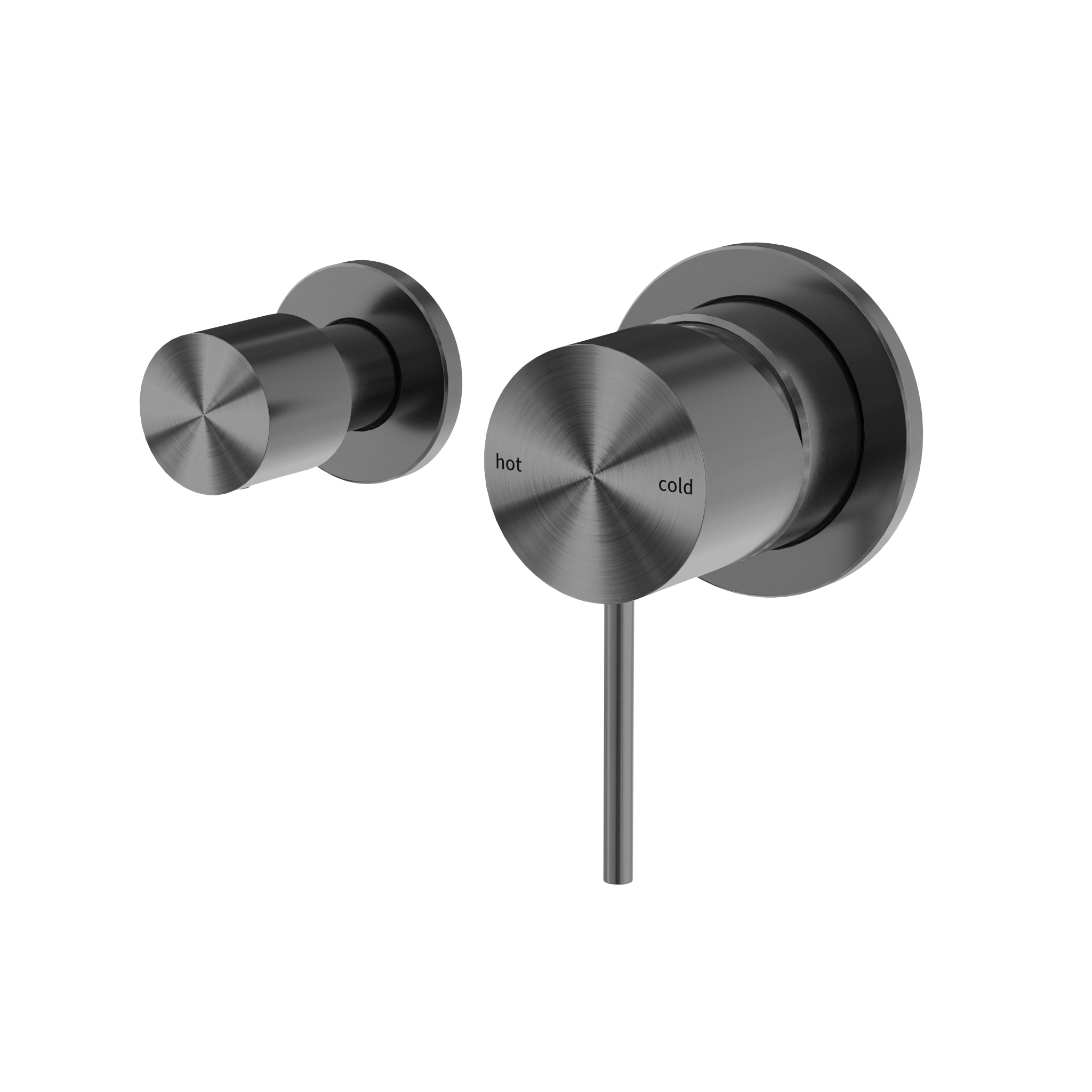 Mecca Shower Mixer With Horizontal 2 Way Diverter Gun Metal