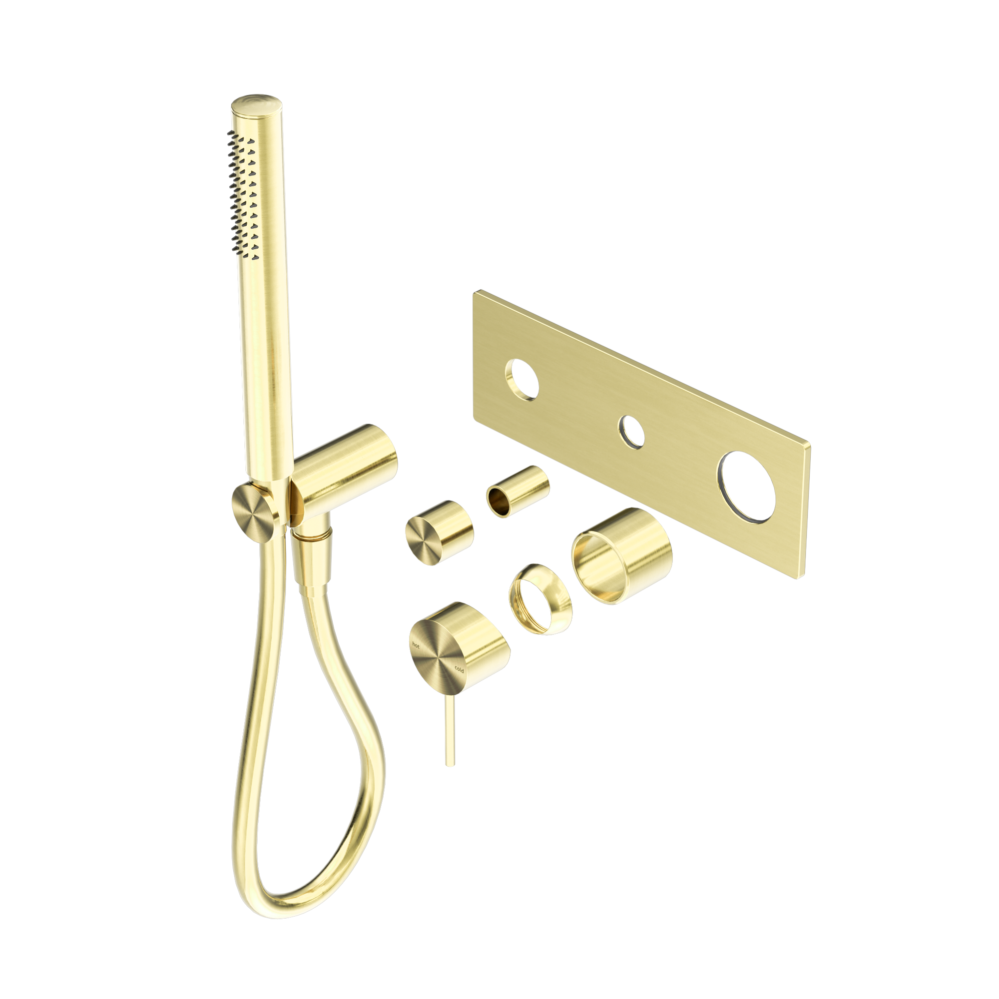 Mecca Shower Mixer Diverter System Trim Kits Only Brushed Gold