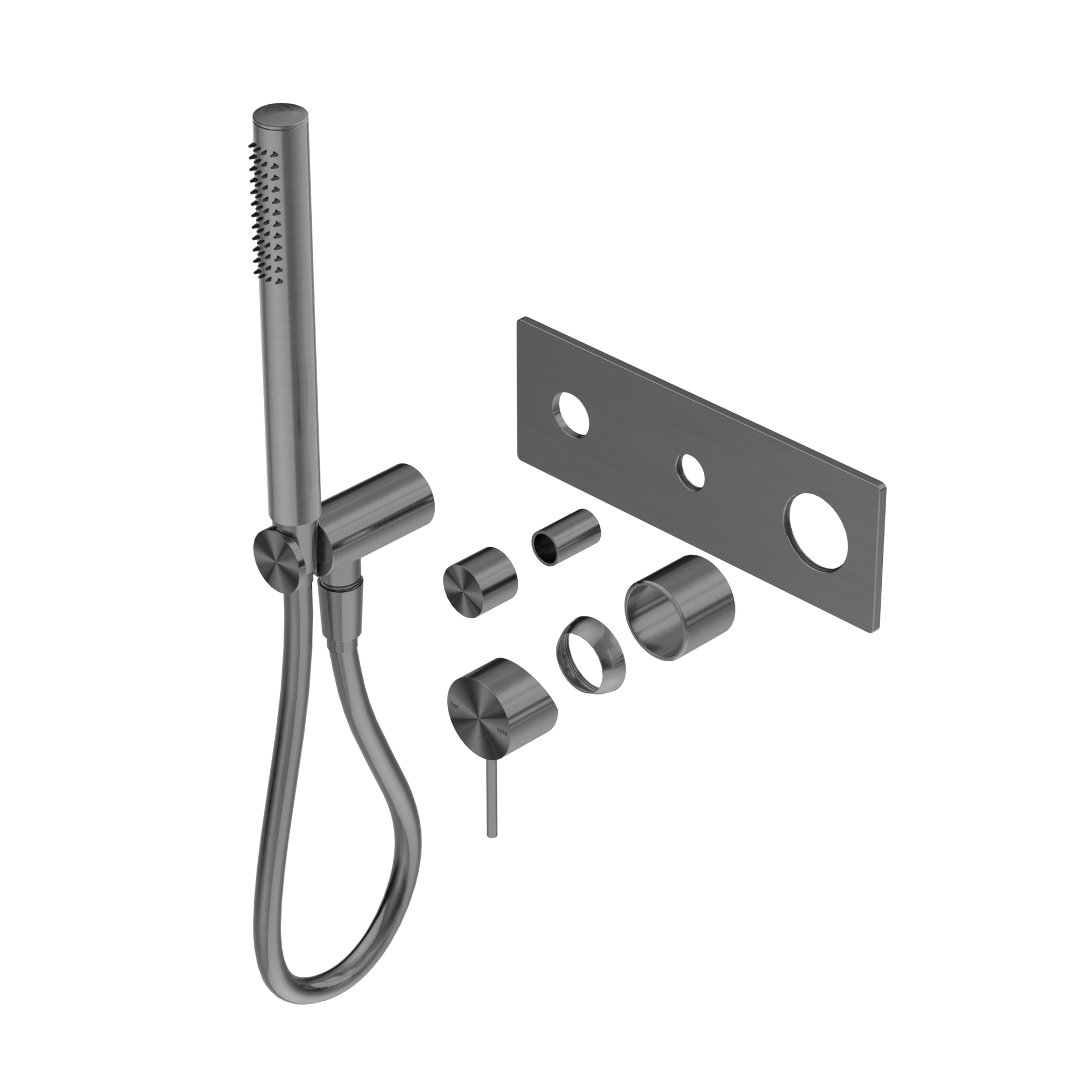 Mecca Shower Mixer Diverter System Trim Kits Only Gun Metal