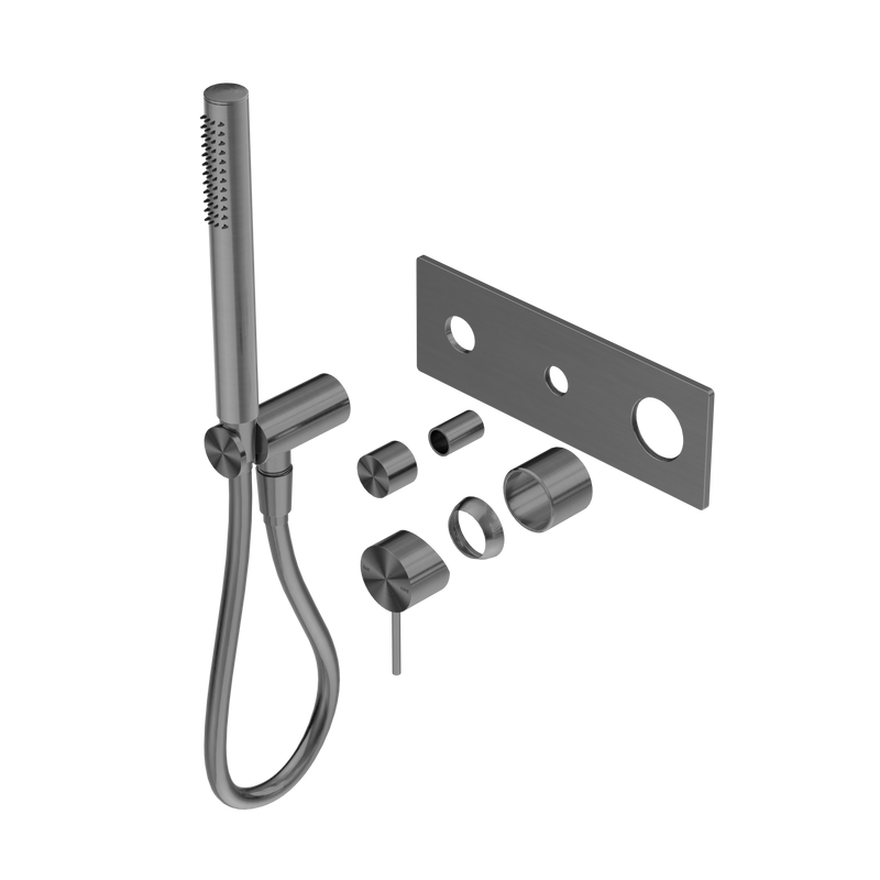 Mecca Shower Mixer Diverter System Trim Kits Only Gun Metal