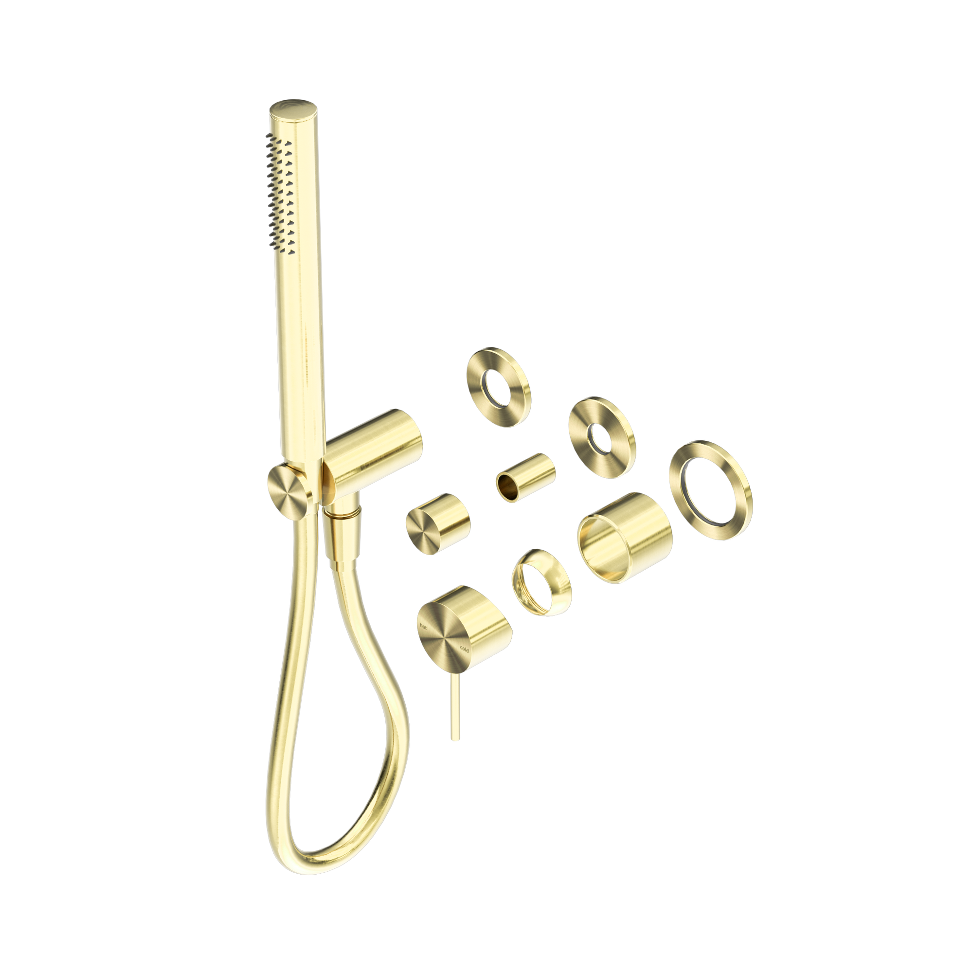 Mecca Shower Mixer Diverter System Separate Back Plate Trim Kits Only Brushed Gold