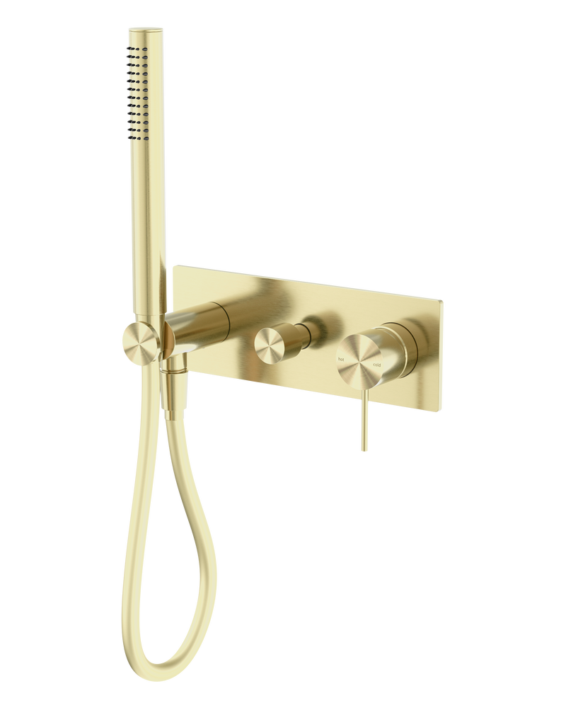 Mecca Shower Mixer Diverter System Brushed Gold