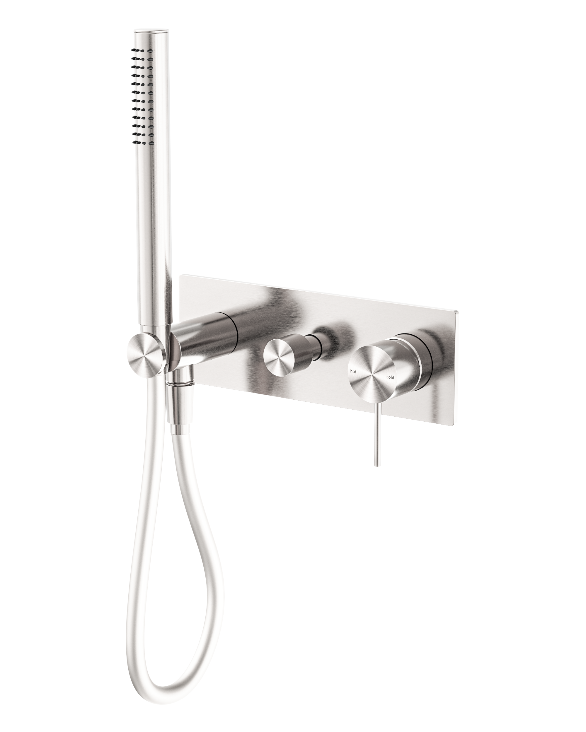 Mecca Shower Mixer Diverter System Brushed Nickel