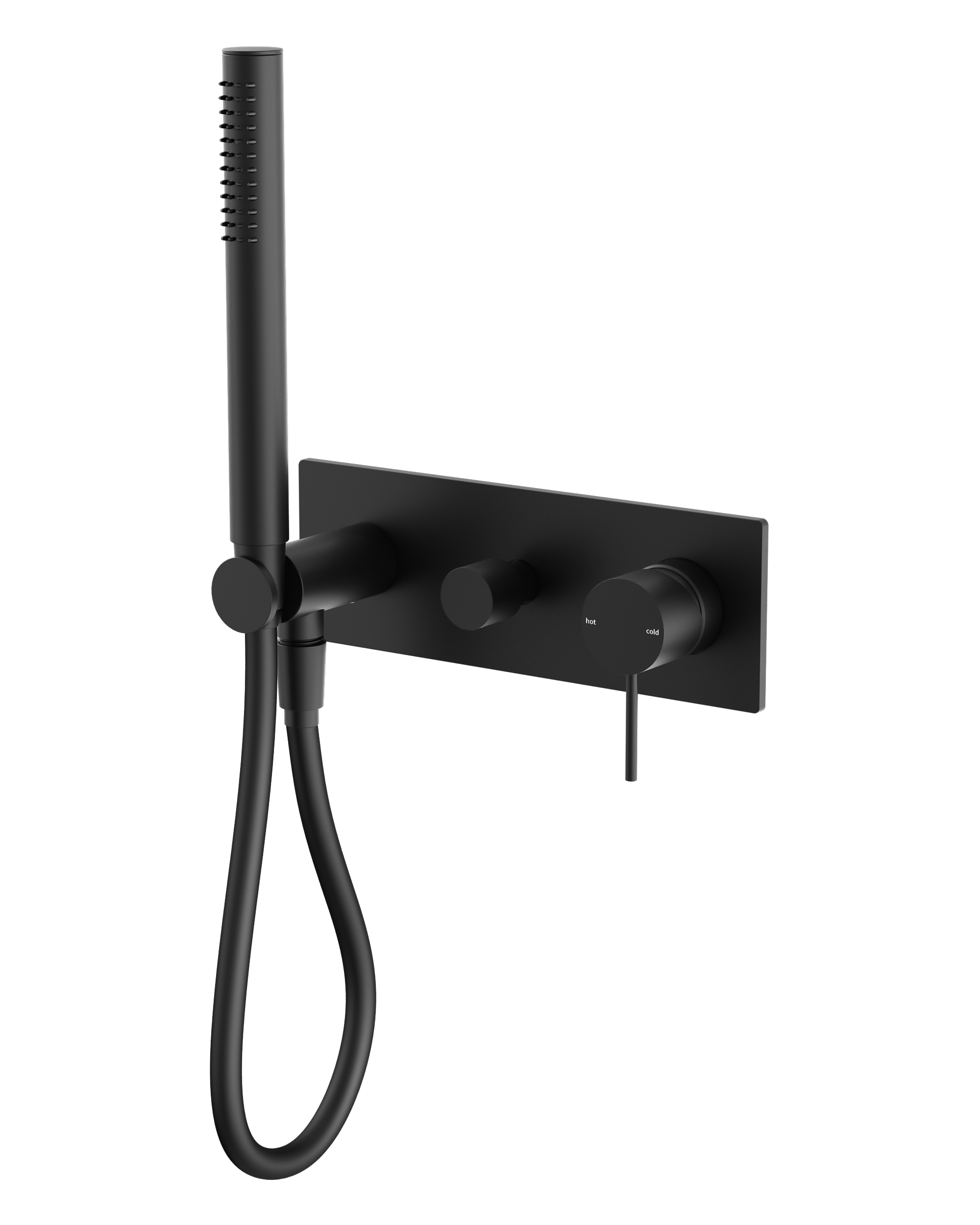 Mecca Shower Mixer Diverter System Matte Black