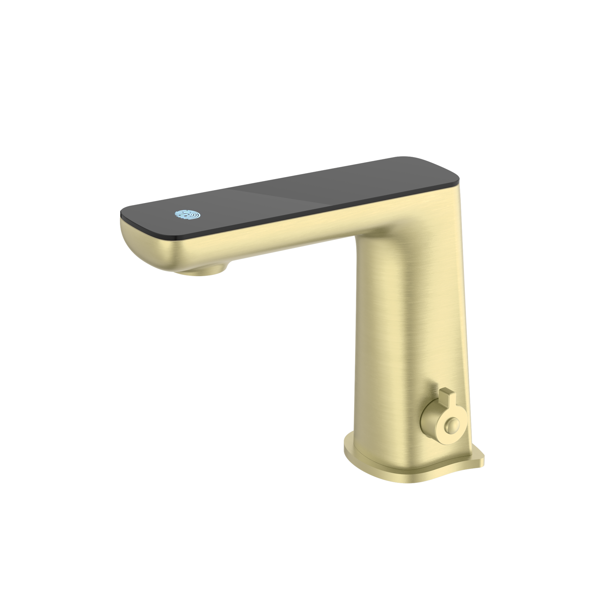 Claudia Sensor Mixer With Black Top Display Brushed Gold