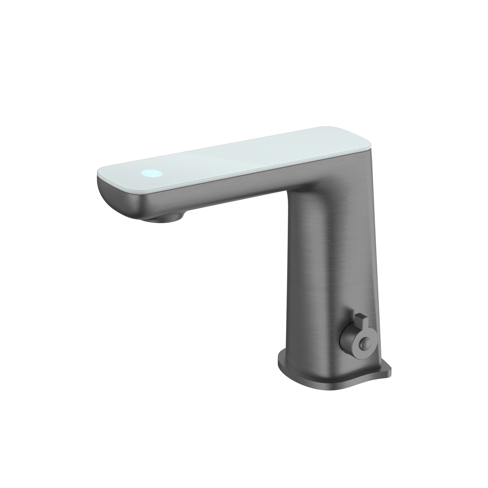 Claudia Sensor Mixer With White Top Display Gun Metal
