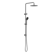 Round Project Twin Shower Gun Metal