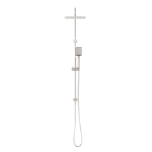 Square Project Twin Shower Brushed Nickel