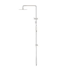 Square Project Twin Shower Brushed Nickel