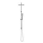 Square Project Twin Shower Chrome