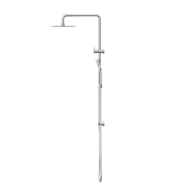 Square Project Twin Shower Chrome
