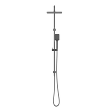 Square Project Twin Shower Gun Metal