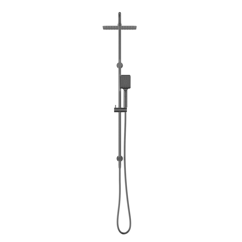 Square Project Twin Shower Gun Metal
