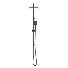 Square Project Twin Shower Matte Black