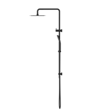 Square Project Twin Shower Matte Black
