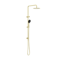 Round Project Twin Shower 4 Star Rating Brushed Gold