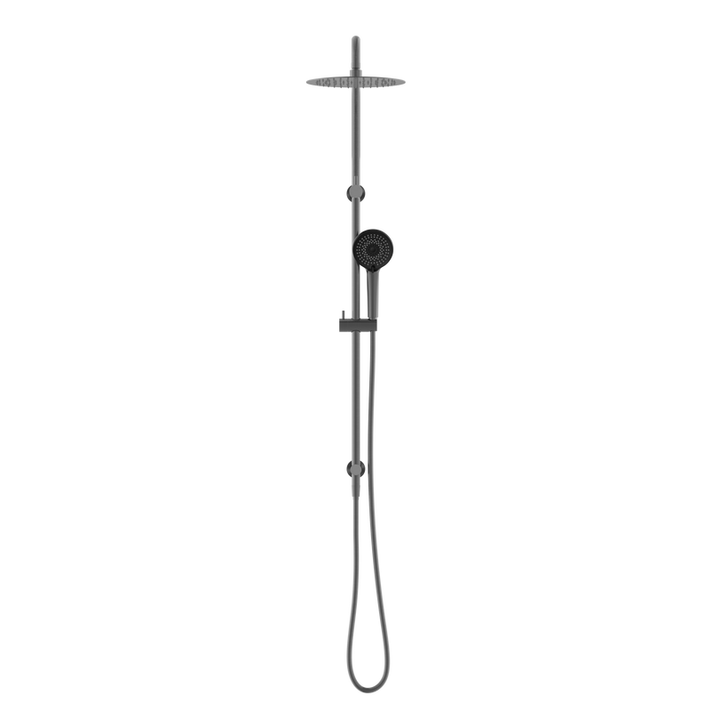 Round Project Twin Shower 4 Star Rating Gun Metal
