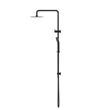 Round Project Twin Shower 4 Star Rating Matte Black