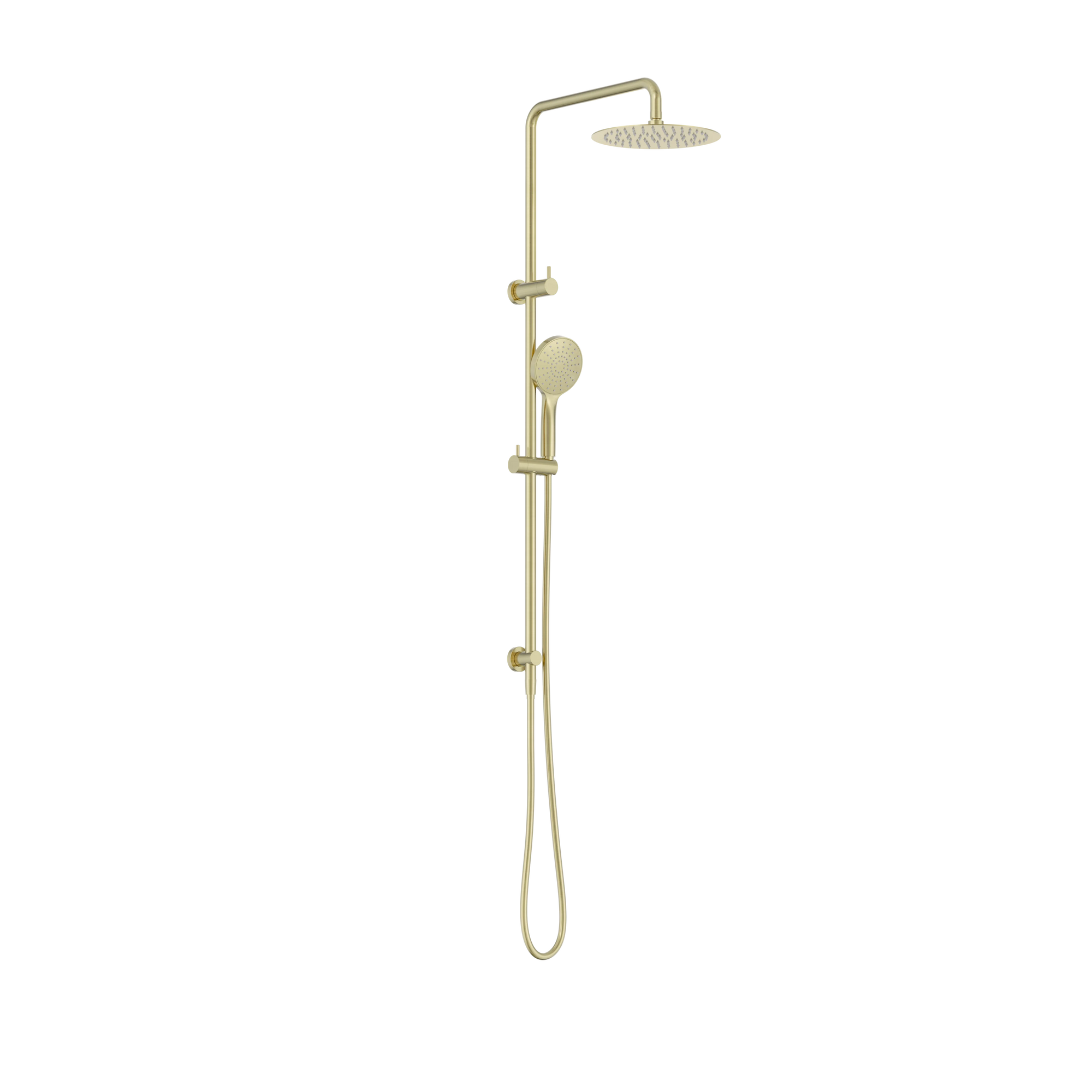 Dolce II Twin Shower Brushed Gold