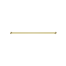 New Mecca Single Towel Rail 600mm Brushed Gold