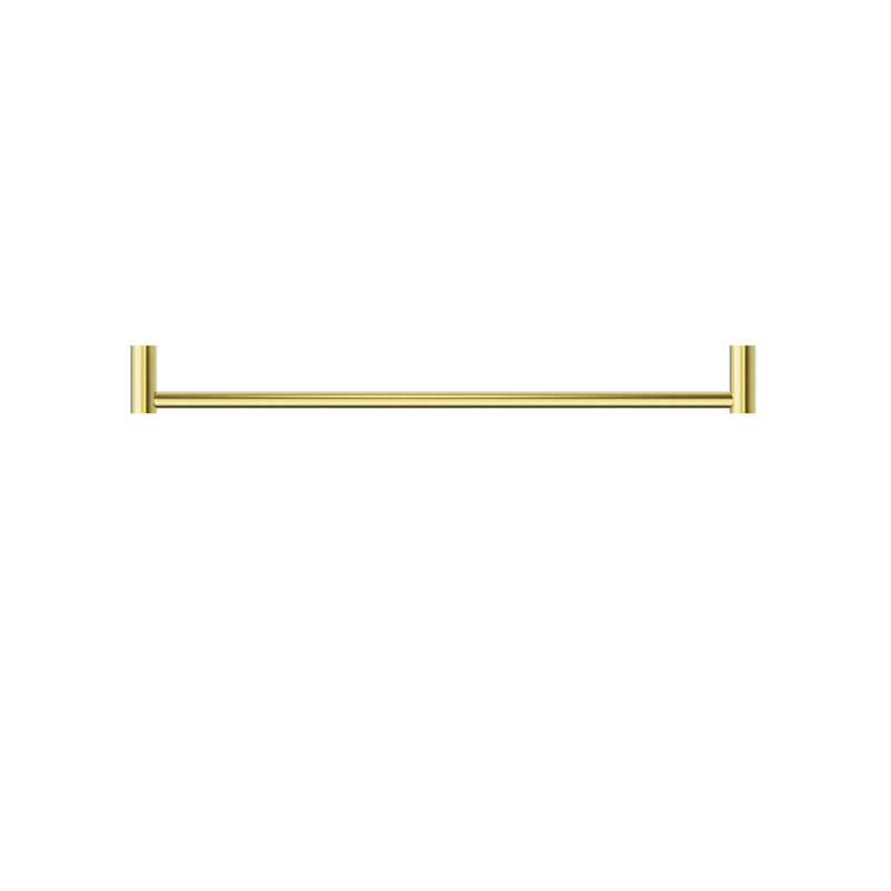 New Mecca Single Towel Rail 600mm Brushed Gold