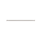 New Mecca Single Towel Rail 600mm Brushed Nickel