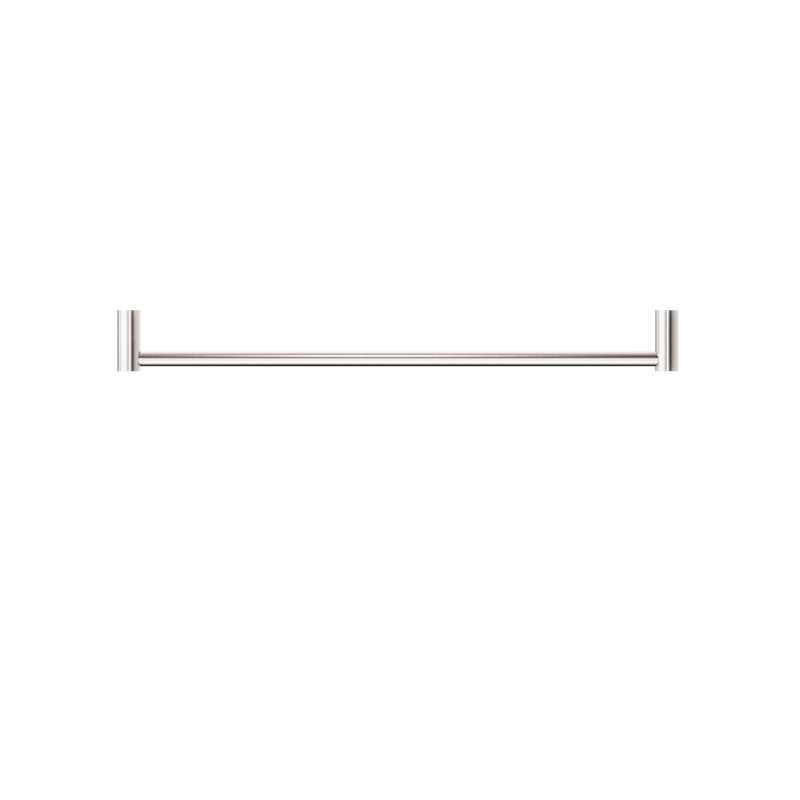 New Mecca Single Towel Rail 600mm Brushed Nickel