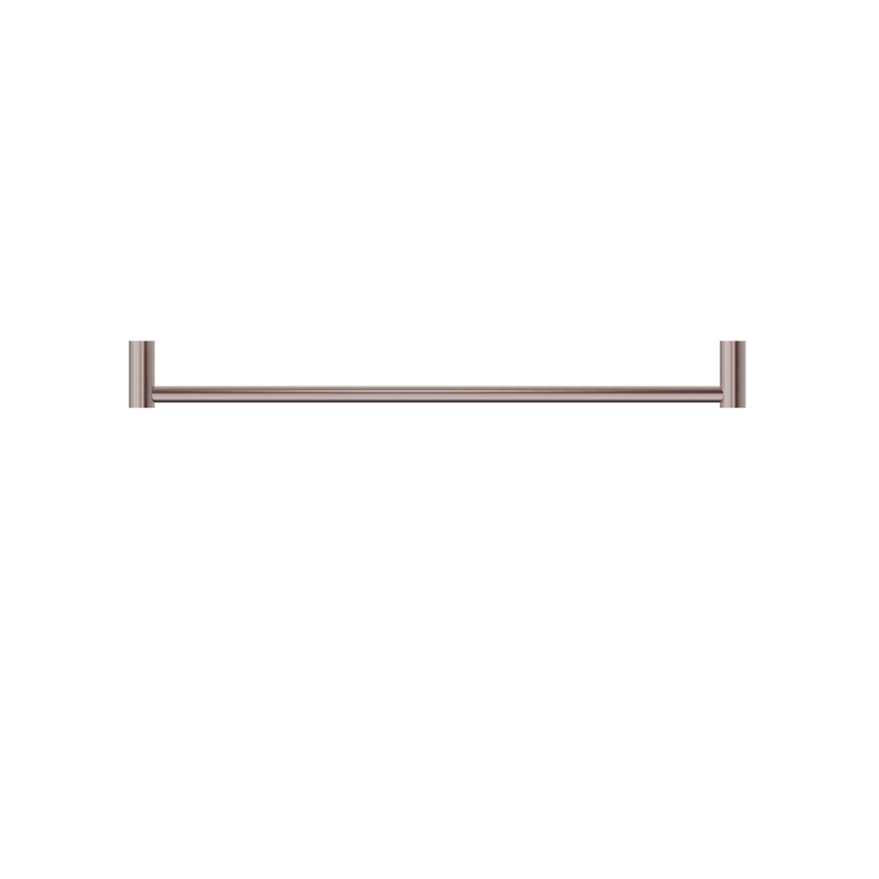 New Mecca Single Towel Rail 600mm Brushed Bronze