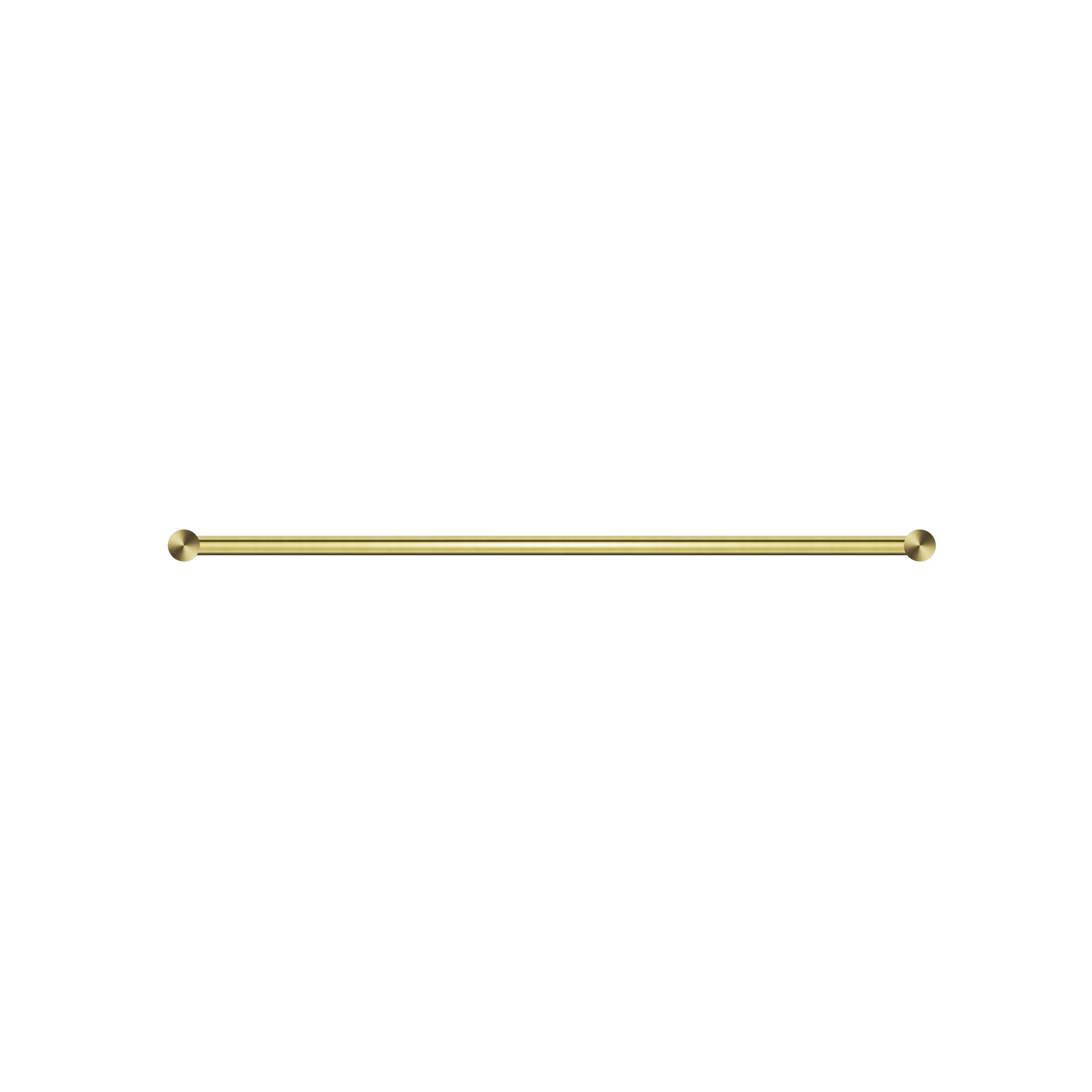 New Mecca Double Towel Rail 600mm Brushed Gold