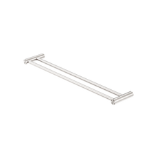 New Mecca Double Towel Rail 600mm Brushed Nickel