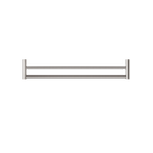 New Mecca Double Towel Rail 600mm Brushed Nickel