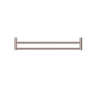 New Mecca Double Towel Rail 600mm Brushed Bronze