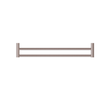 New Mecca Double Towel Rail 600mm Brushed Bronze